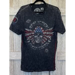 Affliction American Customs Biker Men’s T Shirts USA Y2K Shirt M Read